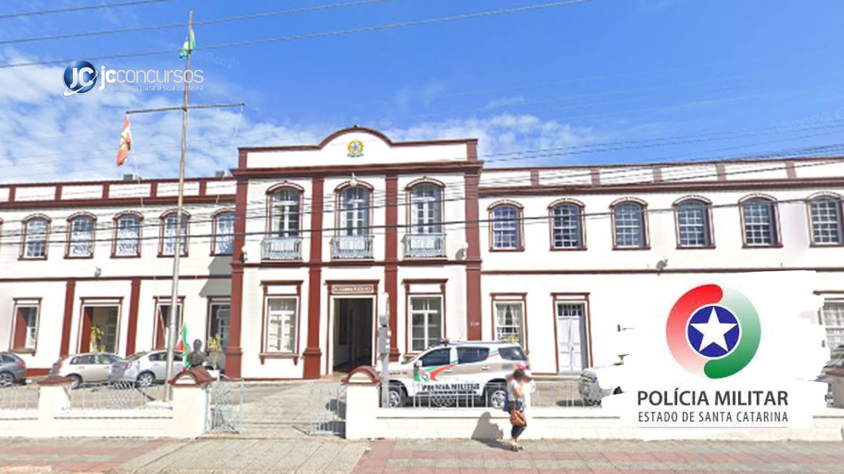 Concurso da PM SC: quartel da Polícia Militar do Estado de Santa Catarina