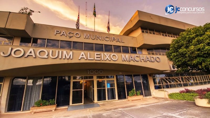 Sede da Prefeitura de Itapetininga no interior de São Paulo
