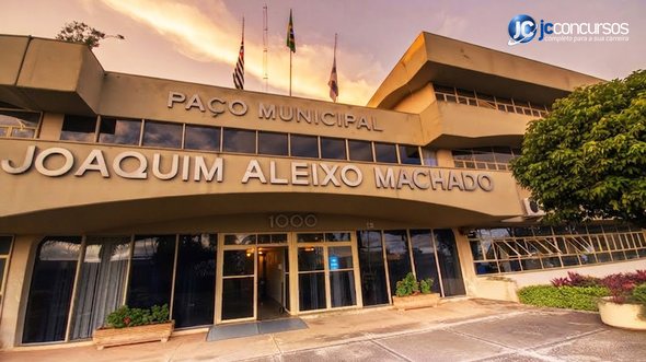 Sede da Prefeitura de Itapetininga no interior de São Paulo