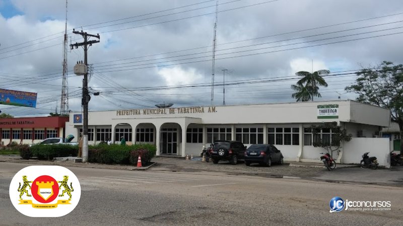 Concurso da Prefeitura de Tabatinga: fachada do prédio da administração pública - Google Street View / Reprodução