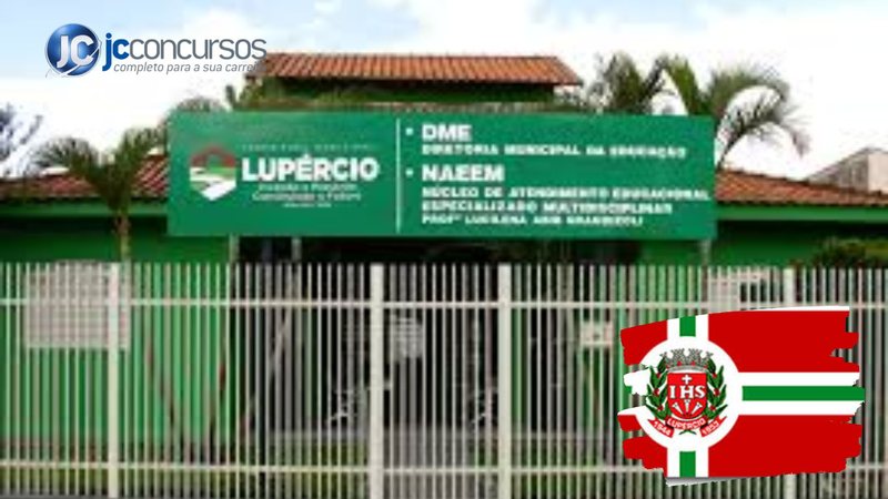 None - Concurso Prefeitura de Lupércio SP: sede da prefeitura de Lupércio Divulgação