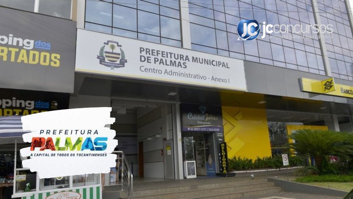 None - Concurso Prefeitura Palmas TO: sede da Prefeitura de Palmas TO: Divulgação