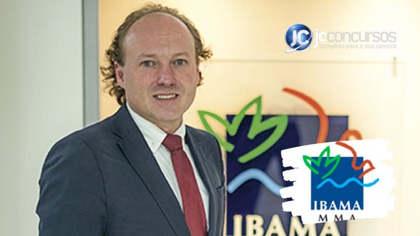 None - Concurso Ibama: presidente do Ibama, Rodrigo Agostinho Crédito Comunicação Ibama