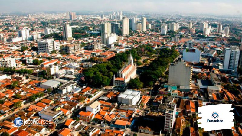 Processo seletivo da Funcabes: vista aérea do município - Foto: Divulgação