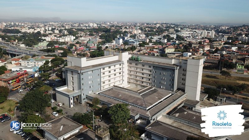 Processo seletivo do HRTN: vista panorâmica do Hospital Risoleta Tolentino Neve, em Belo Horizonte