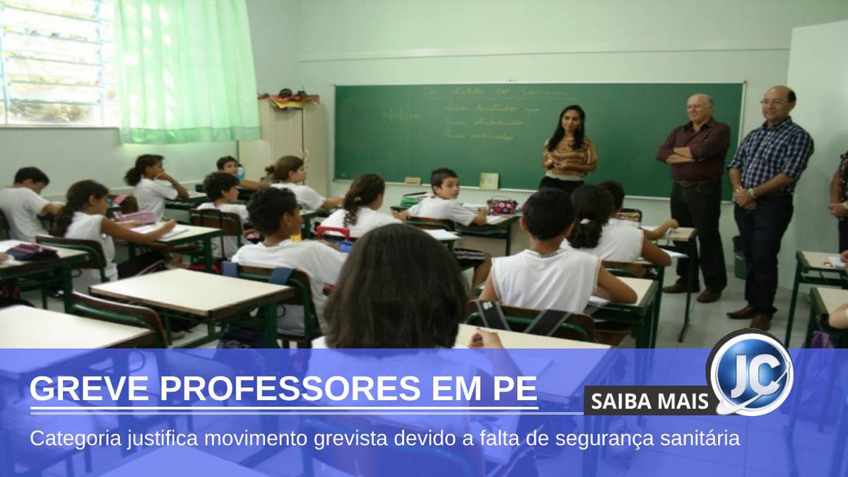 Concurso SEE PE: professores decretam greve por falta de segurança sanitária