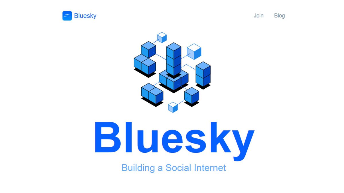 Bluesky pretende ser uma rede social descentralizada, diferente do modelo atual - Reprodução/Site Blueksy