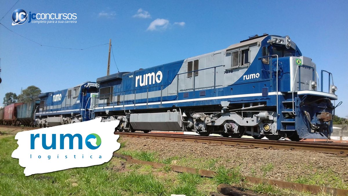 Trem da concessionária de ferrovias Rumo - Divulgação