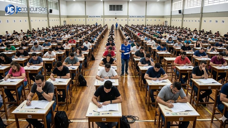 Sala de prova para processos seletivos e concursos públicos - Divulgação