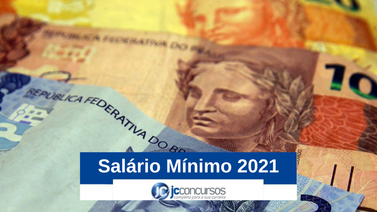 Salário Minimo 2021: governo anuncia aumento que ficará em R$ 1.067