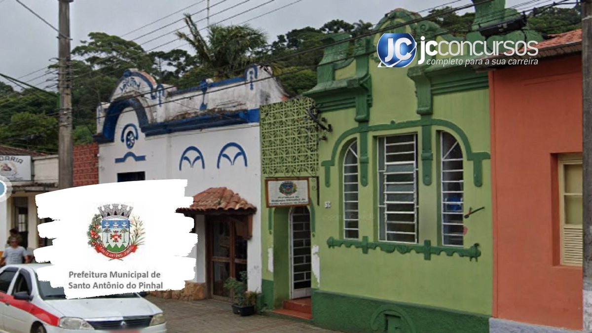 None - Concurso Prefeitura Santo Antônio do Pinhal SP: sede da Prefeitura Divulgação