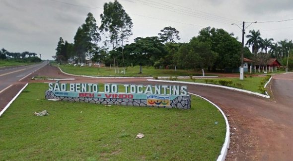Concurso Prefeitura São Bento do Tocantins TO: entrada da cidade de São Bento do Tocantins - Divulgação