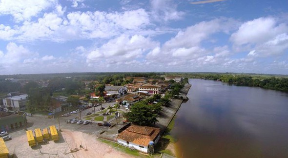Vista aérea de São Miguel do Guamá - Divulgação