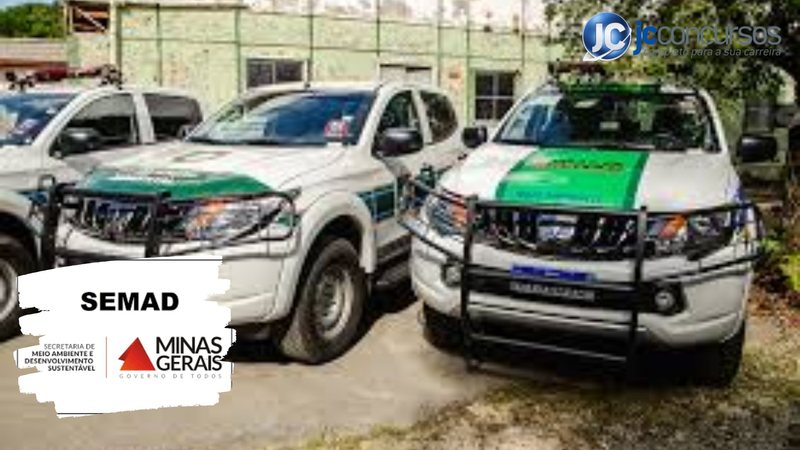 None - Concurso Semad MG: viaturas da Semad MG divulgação