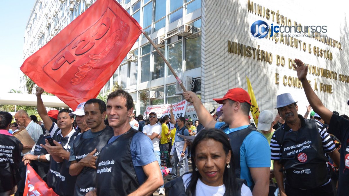 Servidores em protesto - Antonio Cruz - Agência Brasil/Arquivo