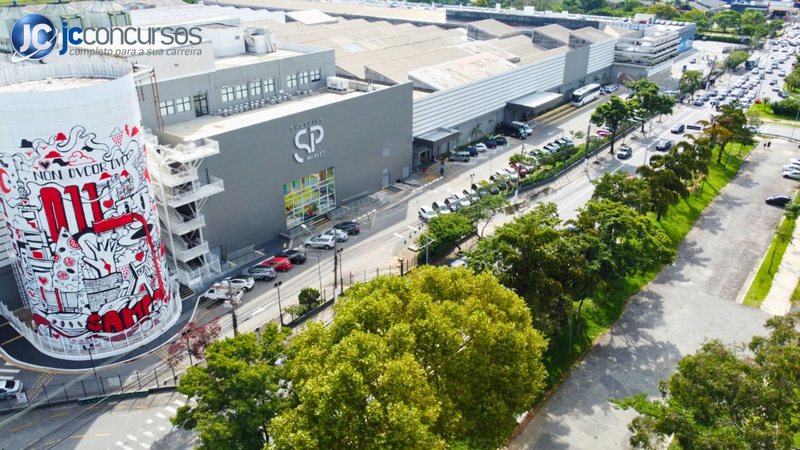 Imagem aérea do Shopping SP Market - Divulgação