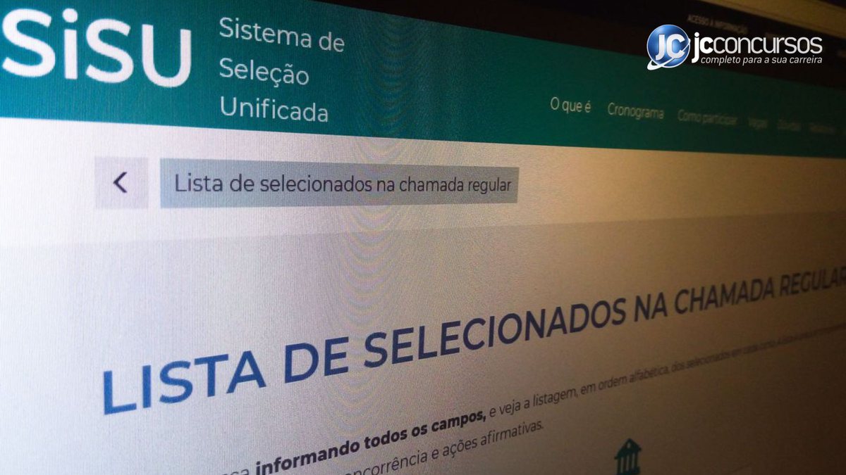 Veja lista das Universidades Pcom vagas pela nota de corte do Sisu