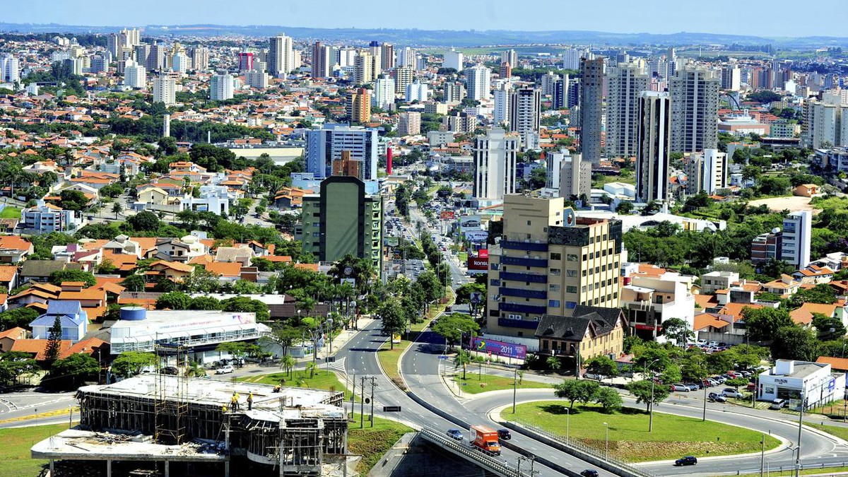 Concurso Sorocaba SP 2019 - Vista da cidade de Sorocaba