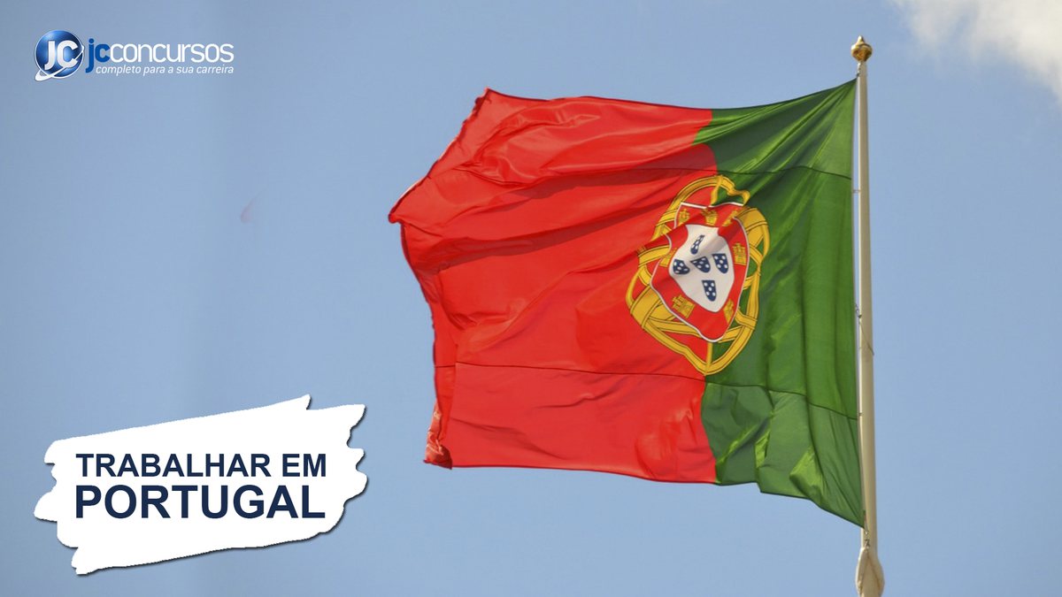 Bandeira de Portugal - Divulgação - Visto de trabalho em portugal