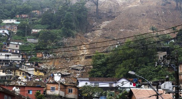 Tragédia em Petrópolis: casas destruídas após desabamento provocado por fortes chuvas - Divulgação: Agência Brasil