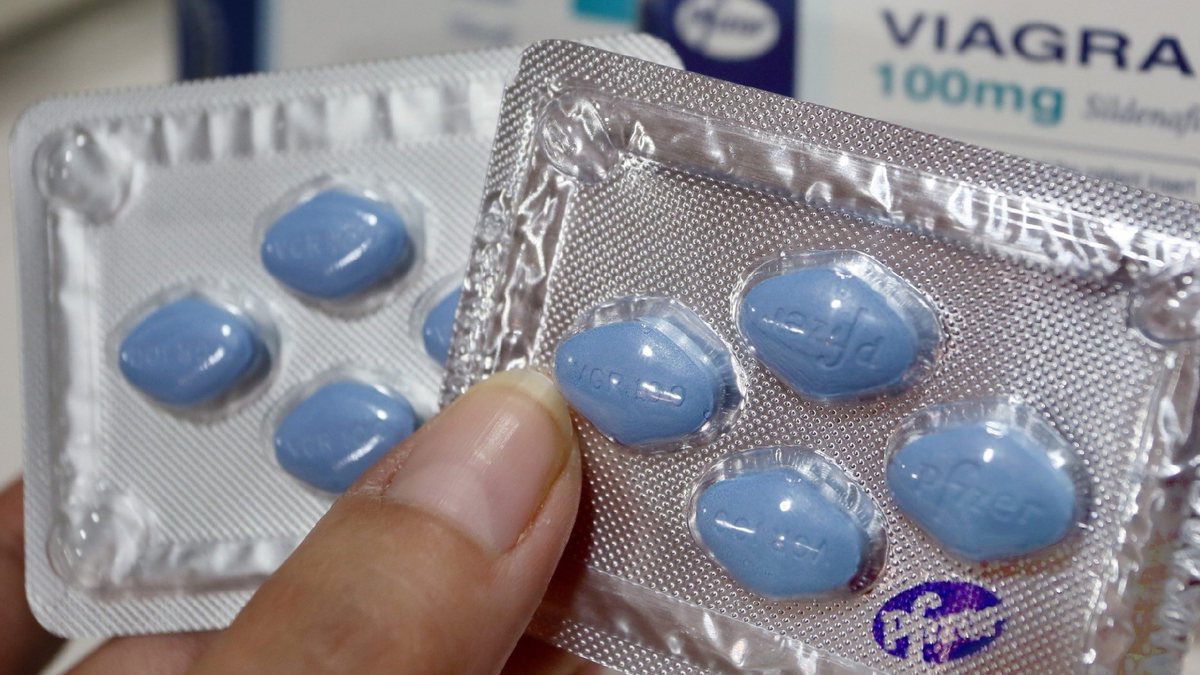Cartelas de comprimidos de Viagra