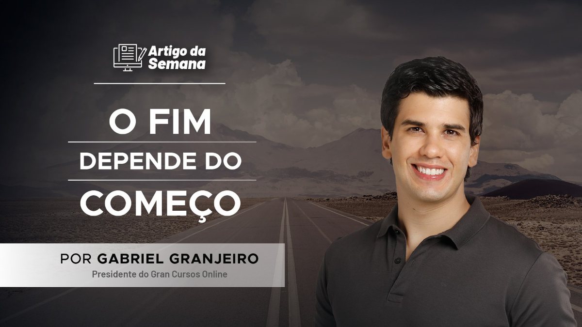 Gabriel Granjeiro: "O fim depende do começo"