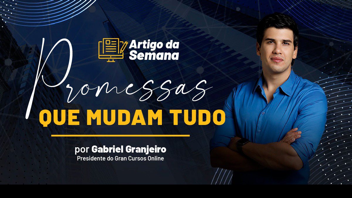 Gabriel Granjeiro: "Promessas que mudam tudo"