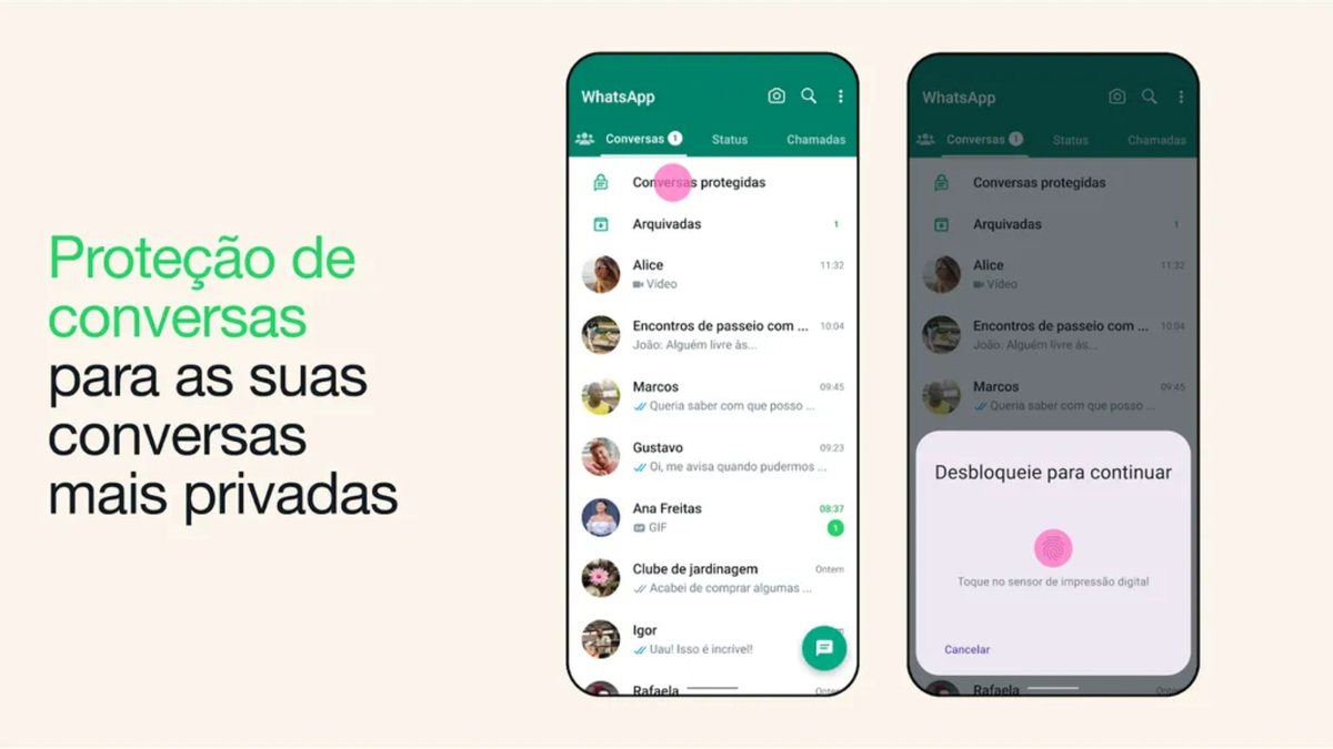 WhatsApp lança recurso "Proteção de Conversas" para garantir