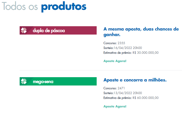 R$ 60 mi acumulados: Mega-Sena recebe apostas até as 19h; saiba