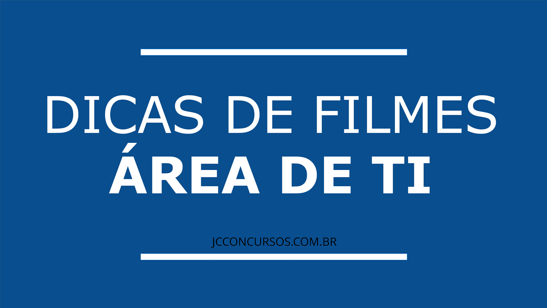 DICAS DE FILMES