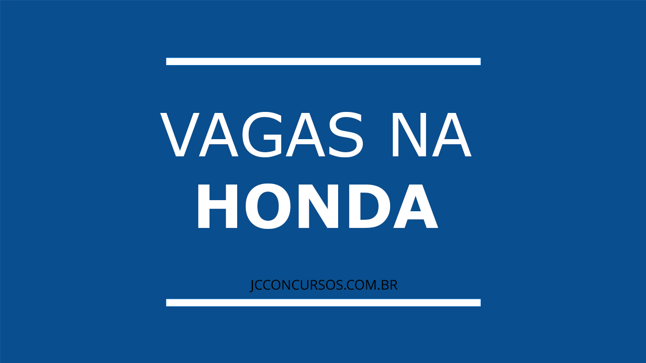 Honda abre inscrições para Programa de Estágio 2022