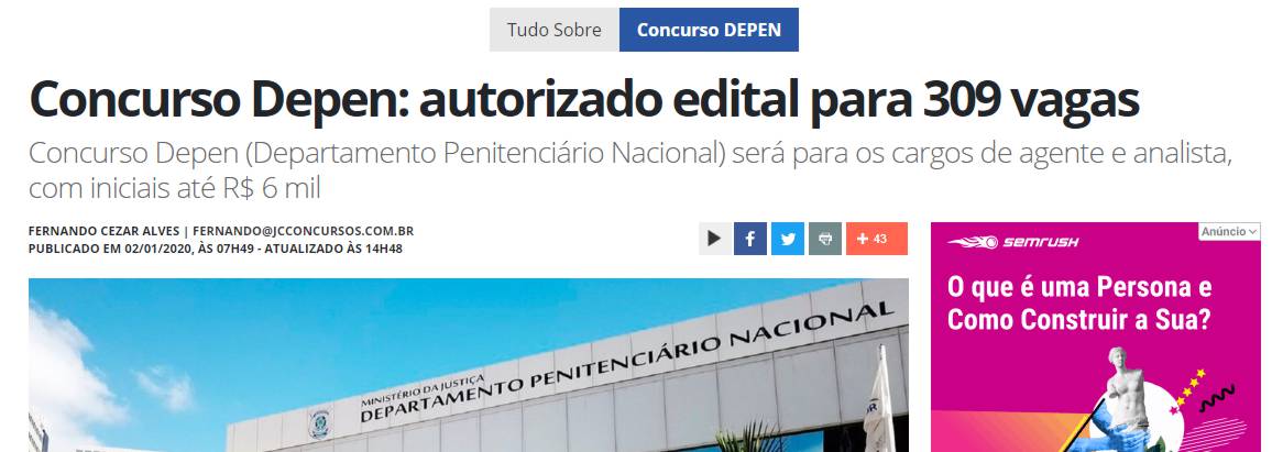 Botão Tudo Sobre o Concurso Público
